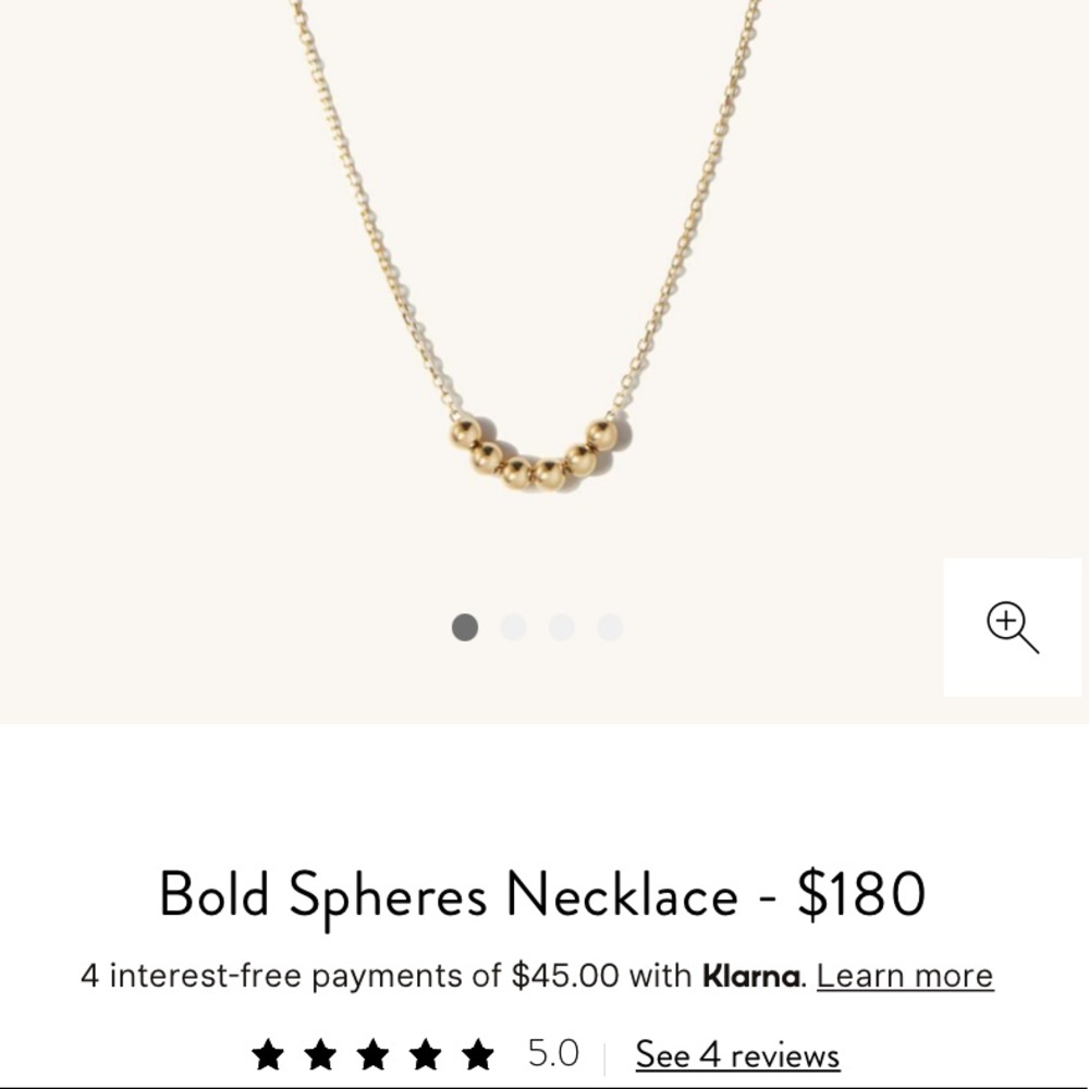 Mejuri Bold Spheres Necklace
